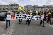 Manif anti-nucléaire à Dieppe - ni civil ni militaire