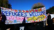 Banderole, refugees welcome