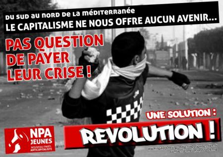 Pas question de payer leur crise ! Une solution : révolution !