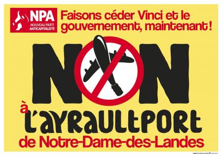 Faisons céder Vinci et le gouvernement : NON à l'Ayraultport de Notre-Dame-des-Landes !
