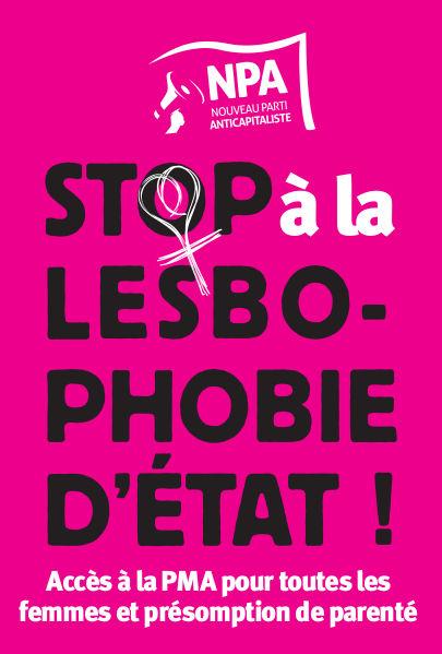 Stop à la lesbophobie d'État ! Accès à la PMA pour toutes